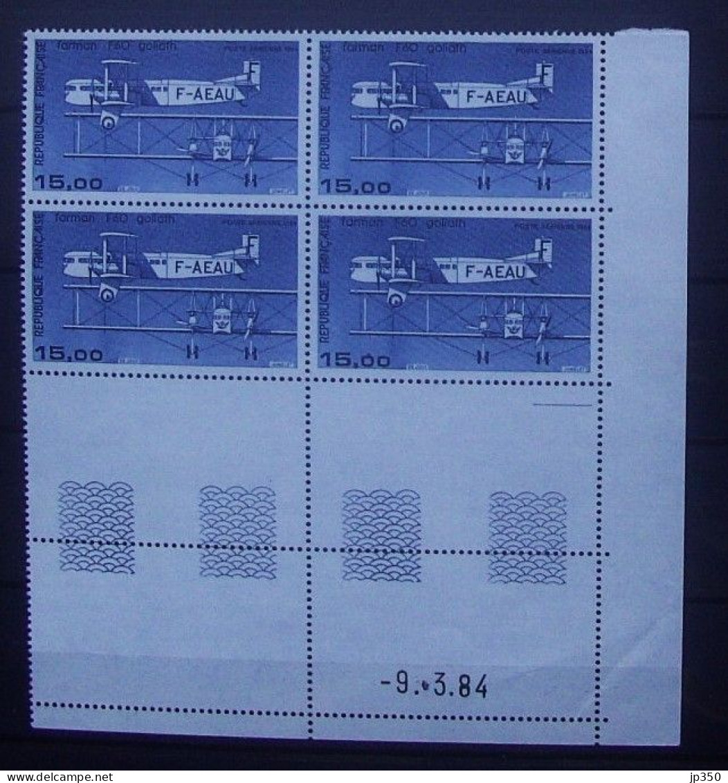 Bloc De 4 Timbres FRANCE Neufs N** : PA N°44 (coin Daté) - 1980-1989