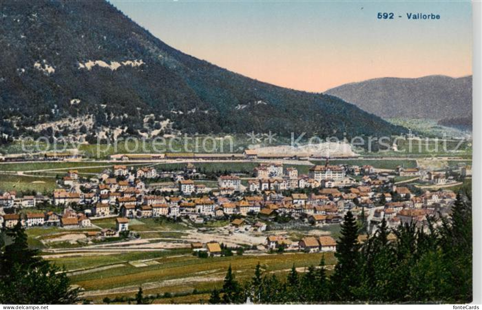 13851537 Vallorbe VD Panorama  - Other & Unclassified