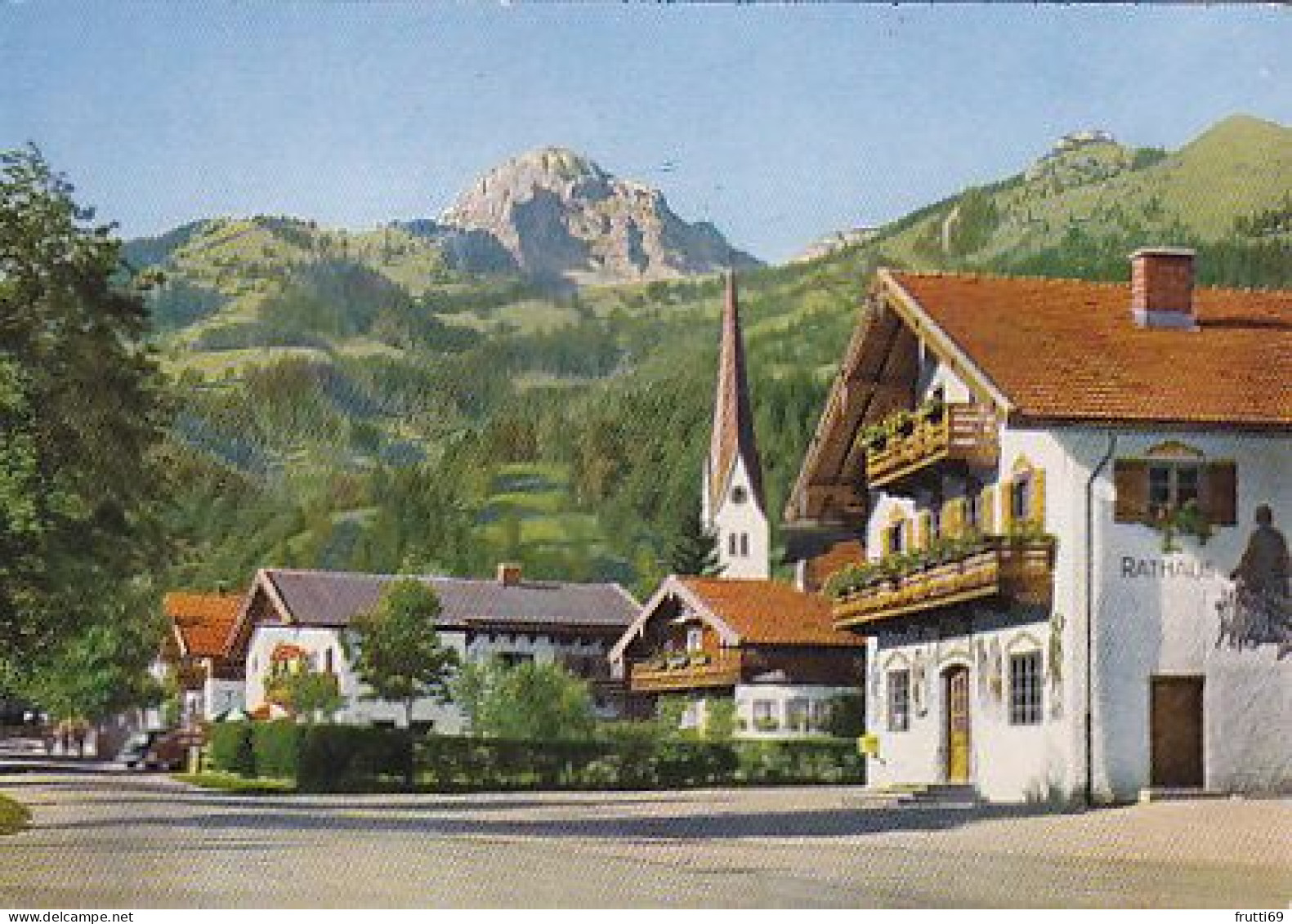 AK 211499 GERMANY - Bayrischzell Mit Wendelstein - Otros & Sin Clasificación