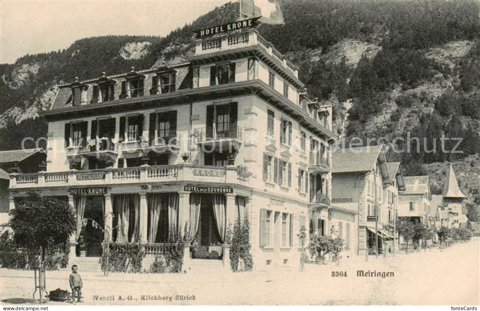 13851157 Meiringen BE Hotel Krone Meiringen BE - Autres & Non Classés