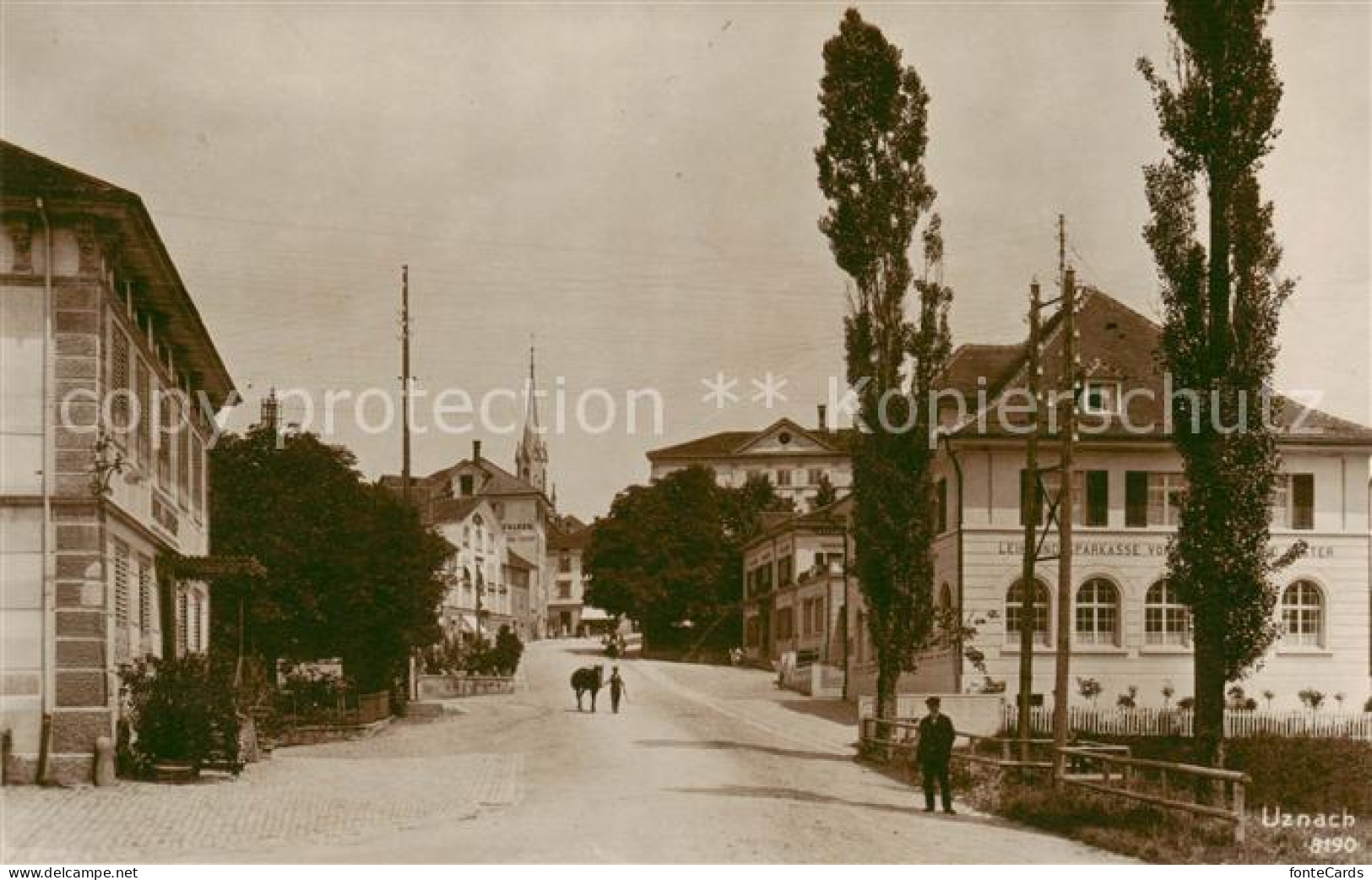 13850969 Uznach SG Strassenpartie  - Andere & Zonder Classificatie