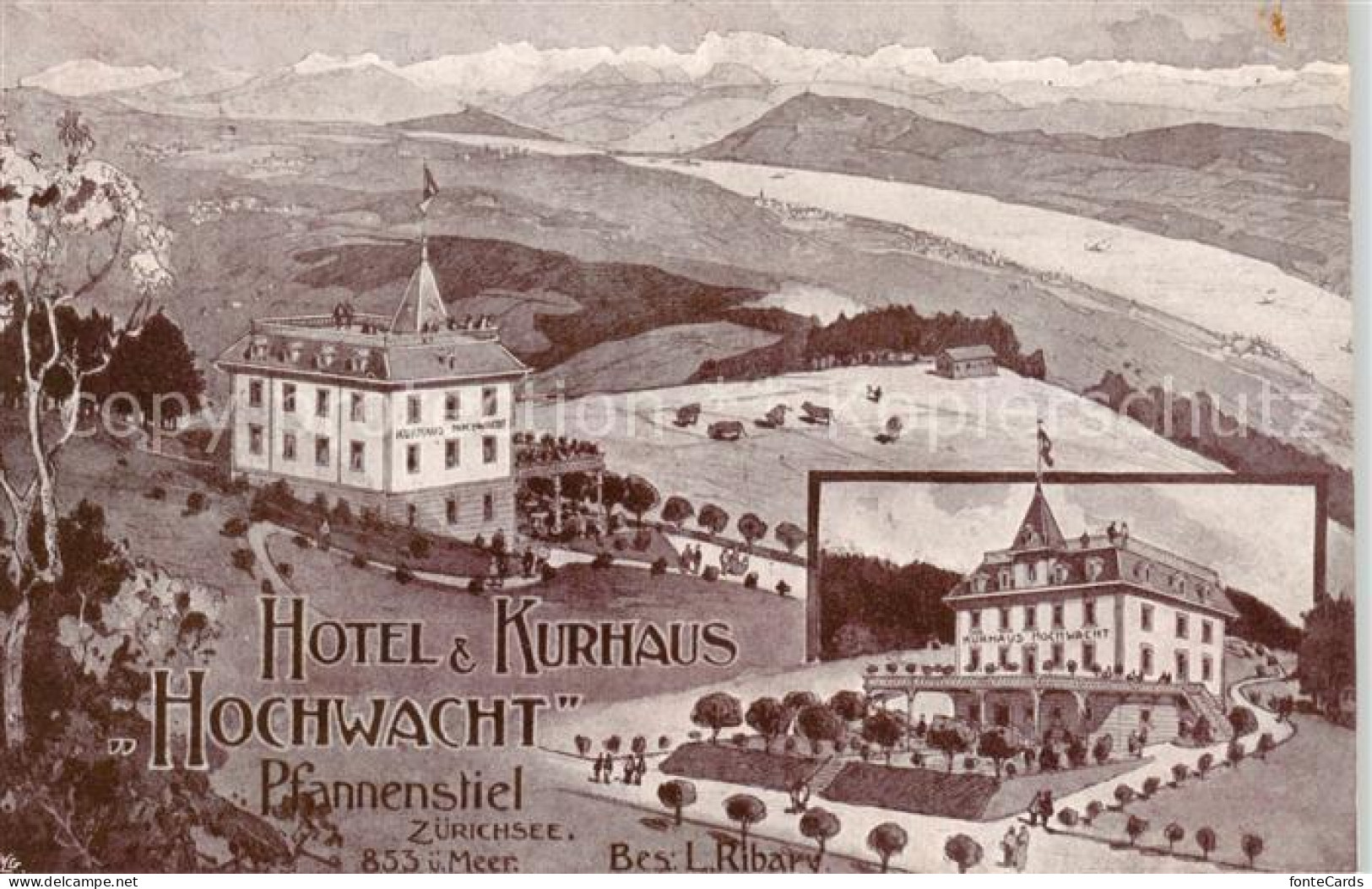 13850587 Pfannenstiel Staefa ZH Hotel Und Kurhaus Hochwacht Panorama  - Sonstige & Ohne Zuordnung