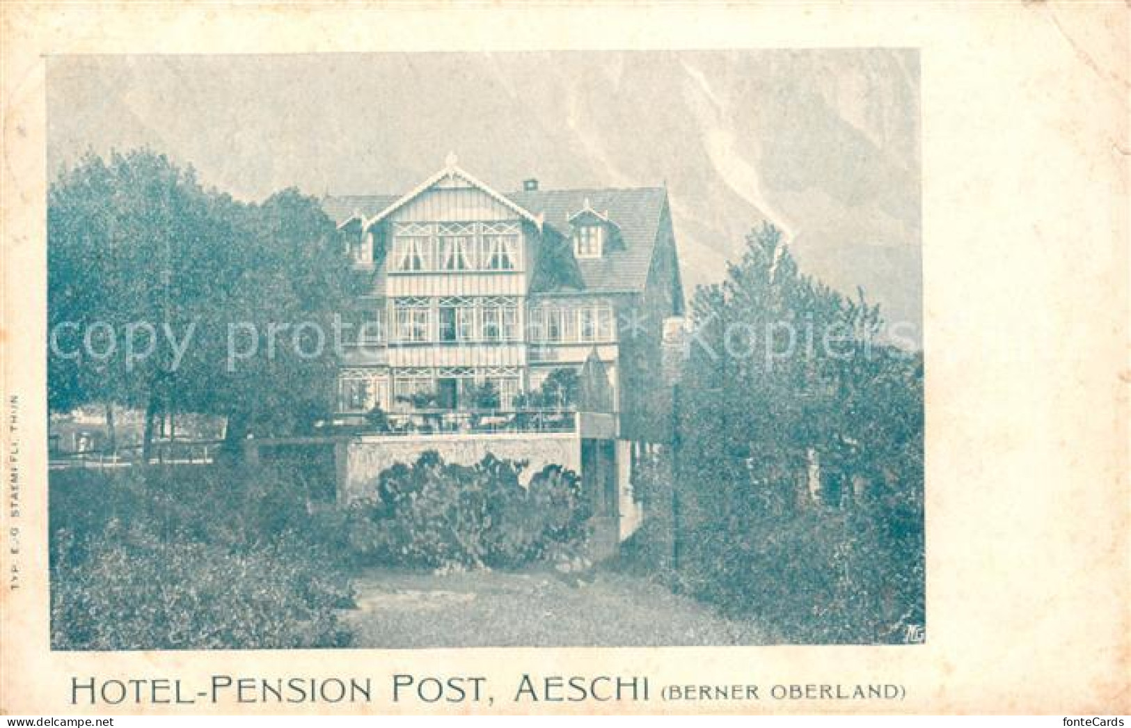 13850497 Aeschi BE Hotel Pension Post Aeschi BE - Andere & Zonder Classificatie