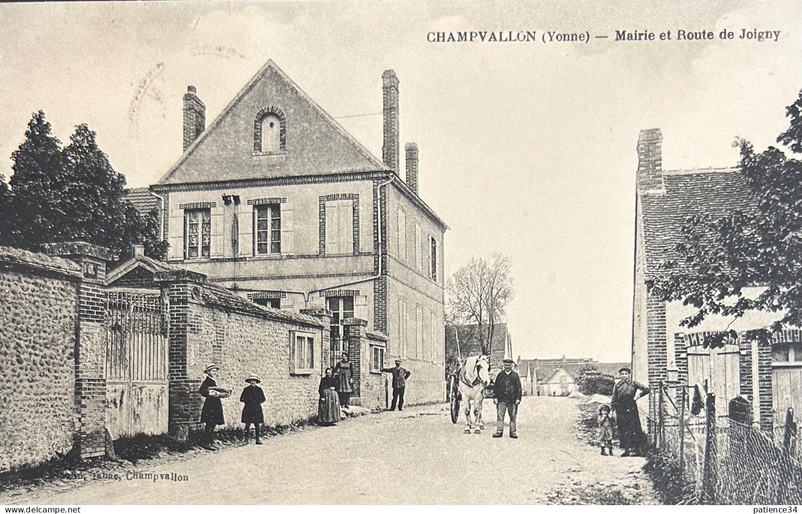 89 - CHAMPVALLON - Marie Et Route De Joigny - Altri & Non Classificati