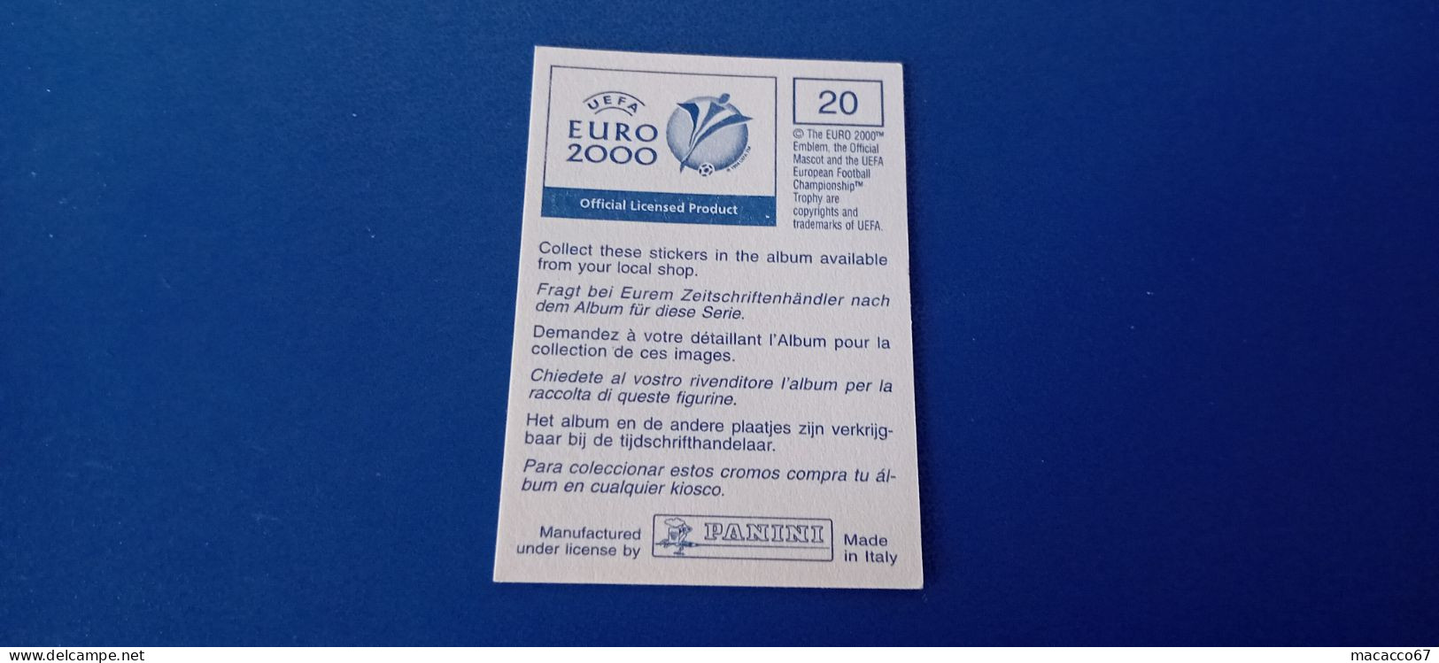 Figurina Panini Euro 2000 - 020 Bode Germania - Edizione Italiana