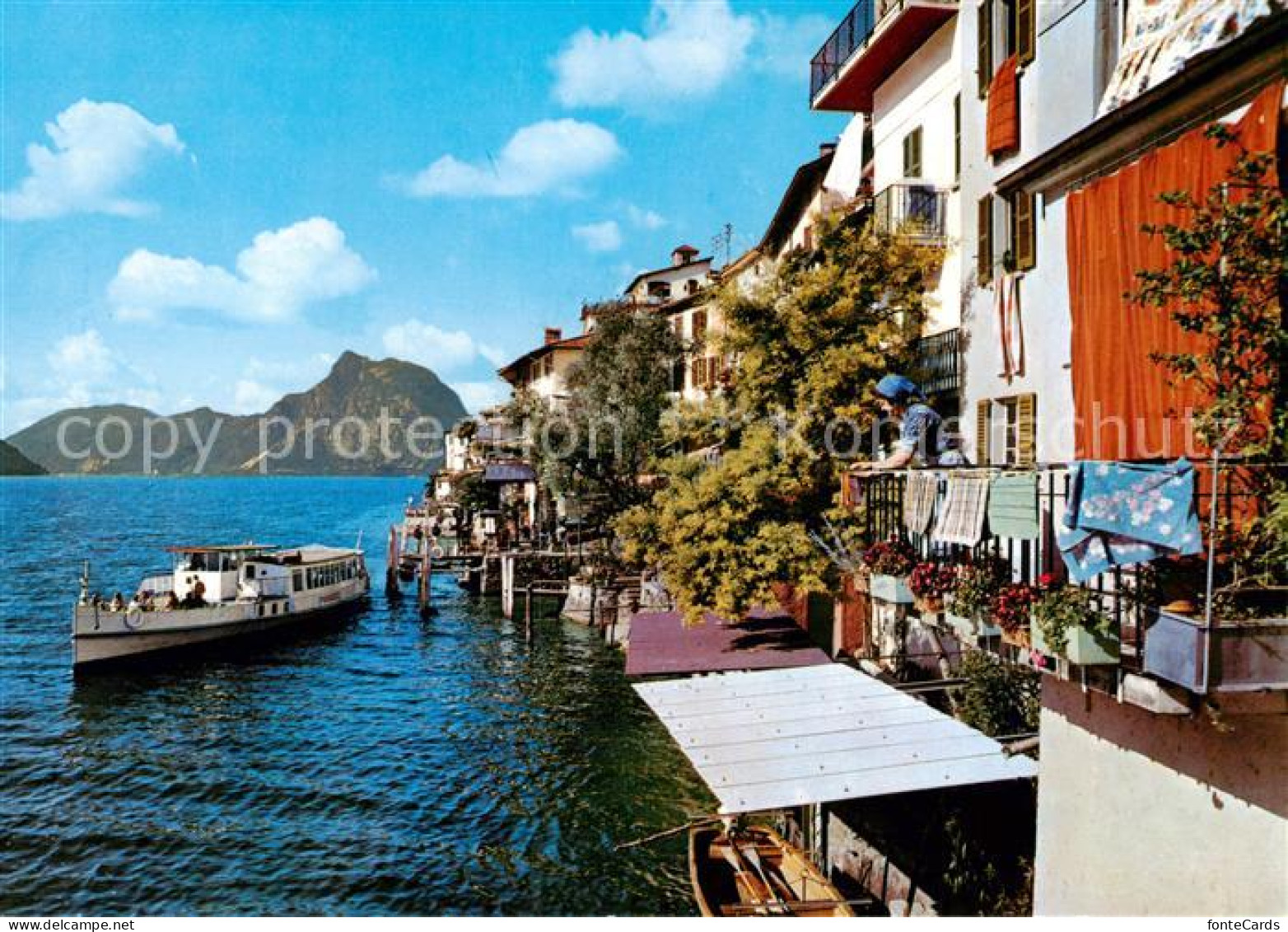 13843899 Gandria Lago Di Lugano Teilansicht Gandria Lago Di Lugano - Sonstige & Ohne Zuordnung