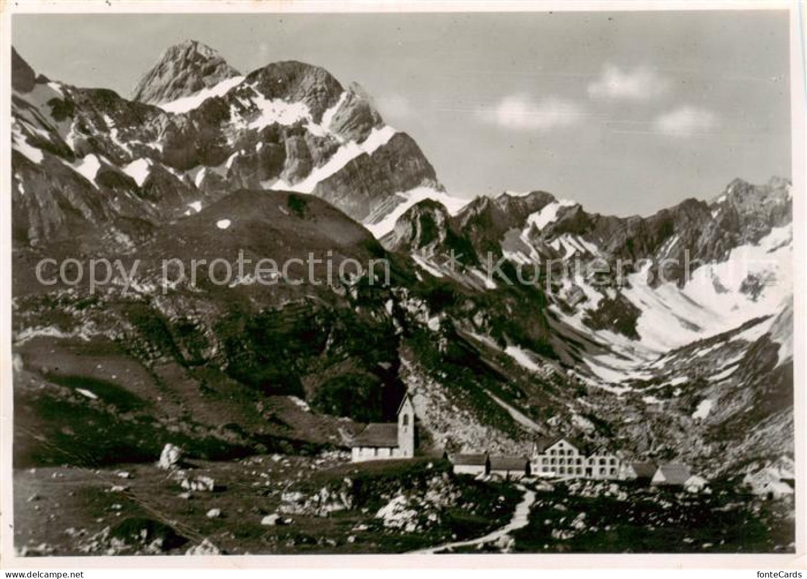 13843097 Altmann 2436m IR Gasthaus Meglisalp Mit Blick Auf Altmann  - Autres & Non Classés