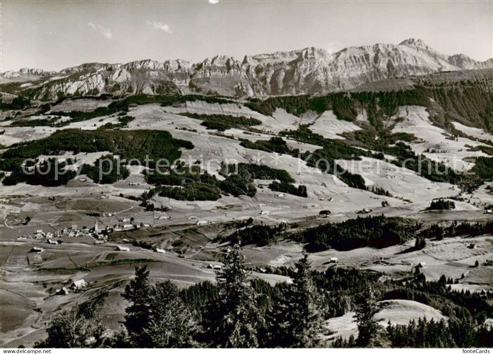 13842987 Hundwilerhoehe 1309m IR Blick Auf Gonten Und Saentiskette  - Autres & Non Classés