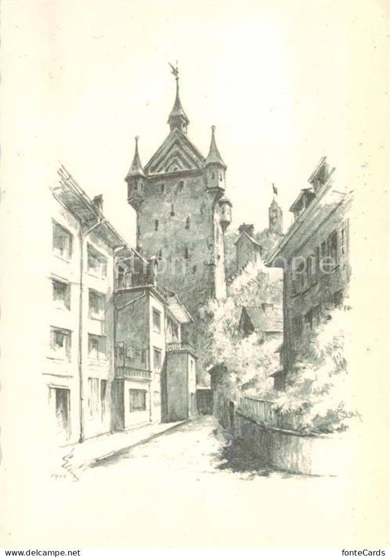 13842807 Baden  AG Stadtturm Und Stein  - Sonstige & Ohne Zuordnung