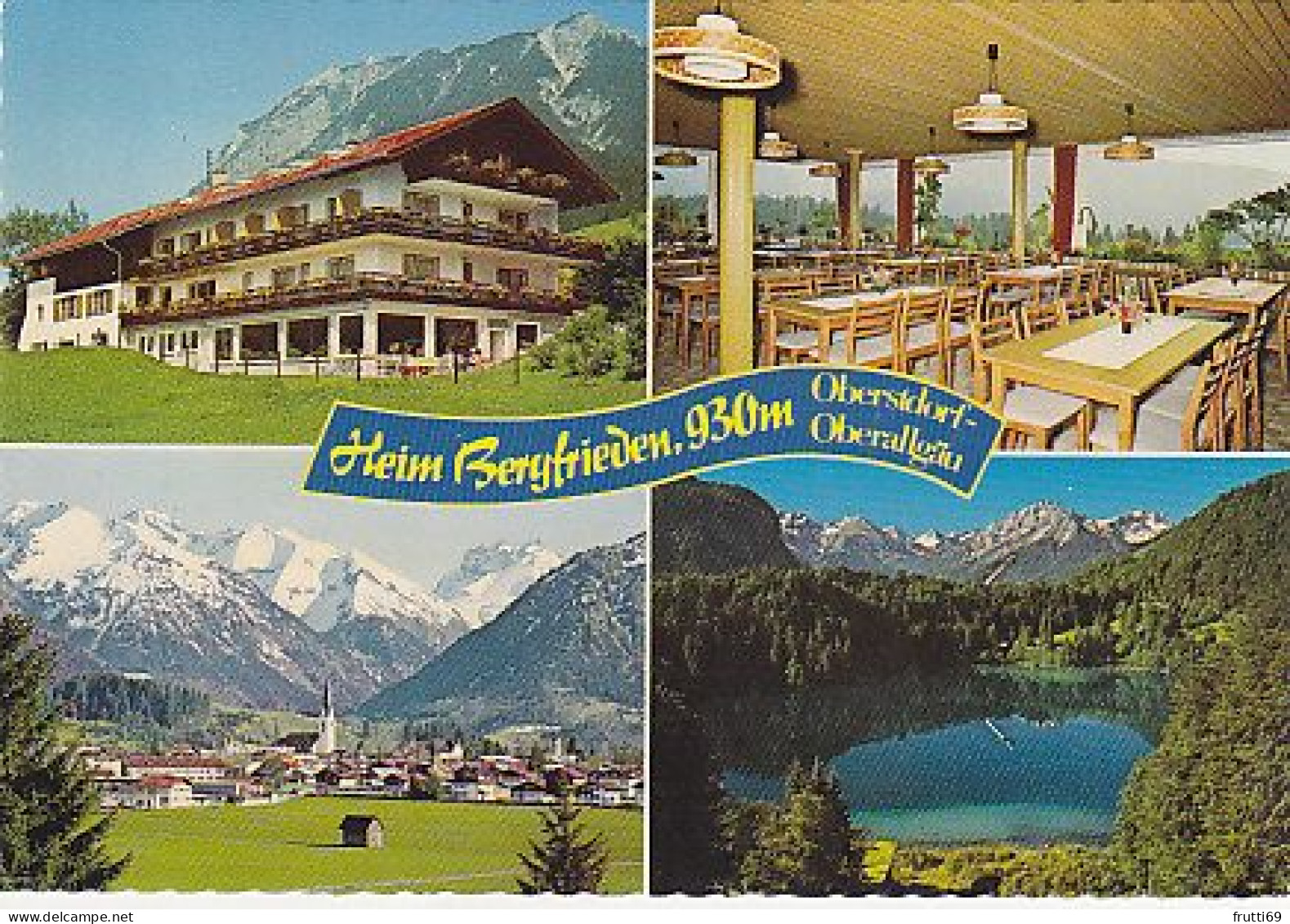 AK 211503 GERMANY - Oberstdorf - Christl. Freizeit- Und Bibelheime Bergfrieden - Oberstdorf