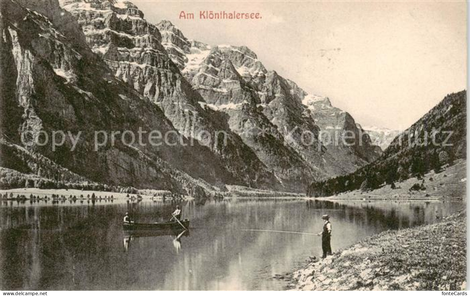 13841799 Kloenthalersee Kloenthalsee GL Panorama  - Sonstige & Ohne Zuordnung