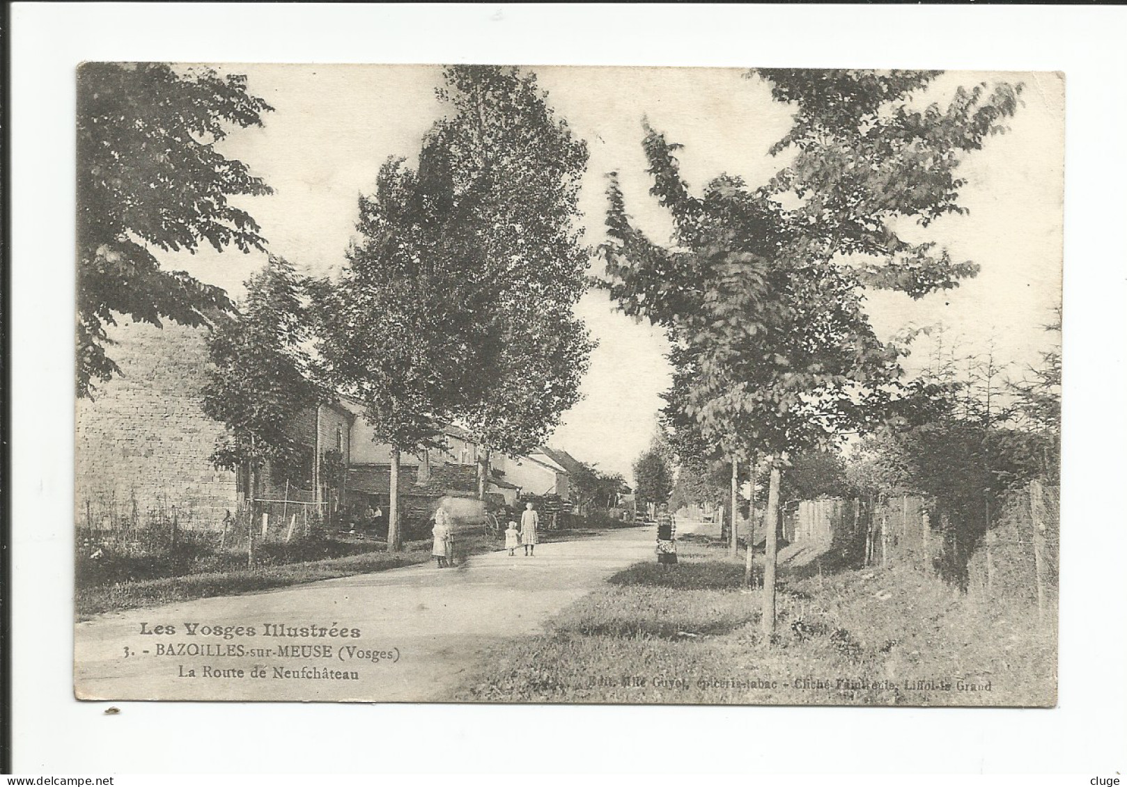 88 - BAZOILLES Sur MEUSE - La Route De Neufchâteau - Otros & Sin Clasificación