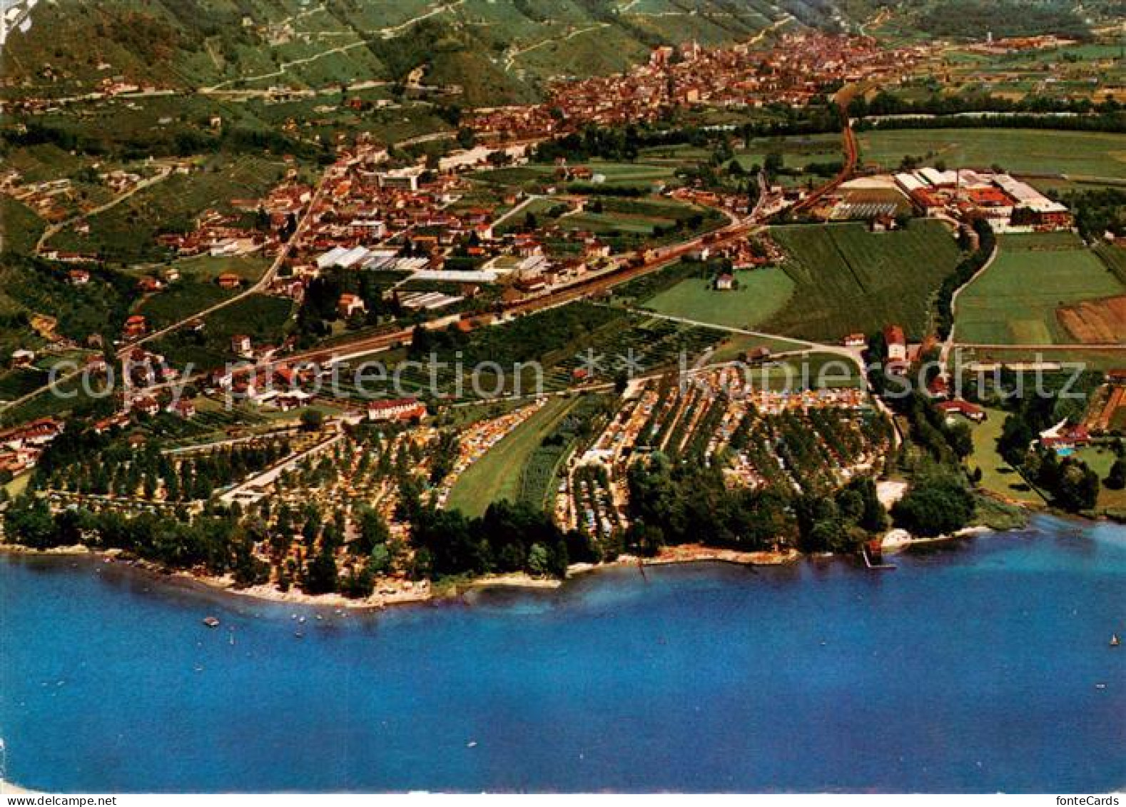 13834567 Tenero Lago Maggiore TI Veduta Aerea  - Sonstige & Ohne Zuordnung