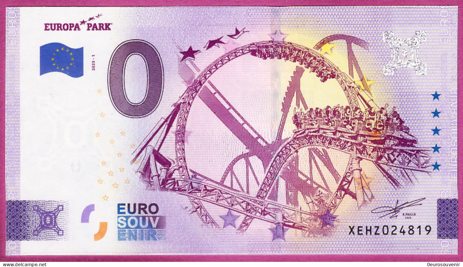 0-Euro XEHZ 2023-1 EUROPA PARK - Prove Private