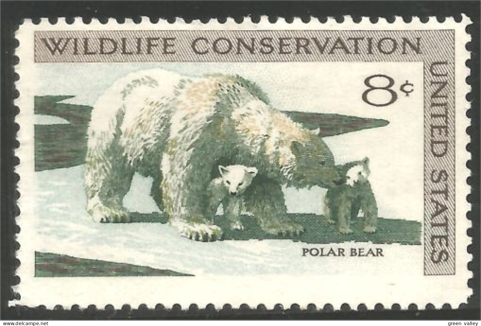 AS-191a USA Bar Ours Polaire Polar Bear Orso Suportar Soportar Oso MH * Neuf - Beren