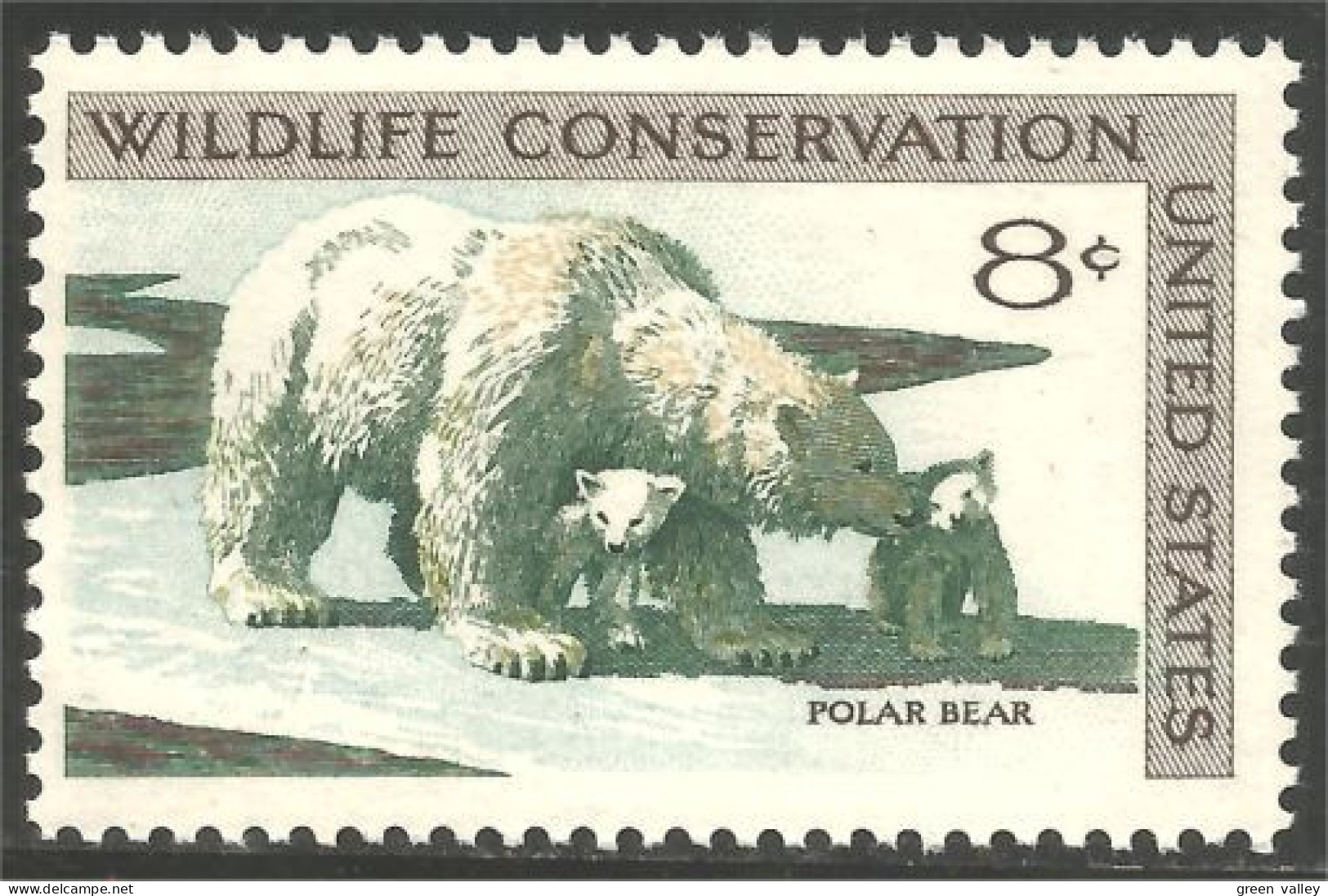 AS-191b USA Bar Ours Polaire Polar Bear Orso Suportar Soportar Oso MNH ** Neuf SC - Beren