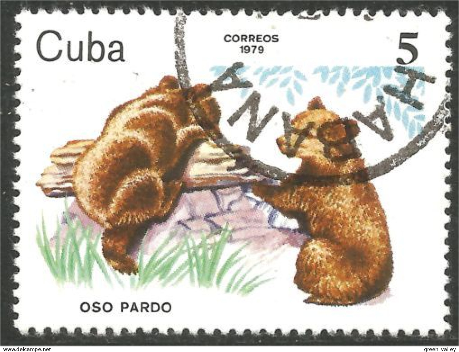 AS-161 Cuba Bar Ours Bear Orso Suportar Soportar Oso MNH ** Neuf SC - Osos