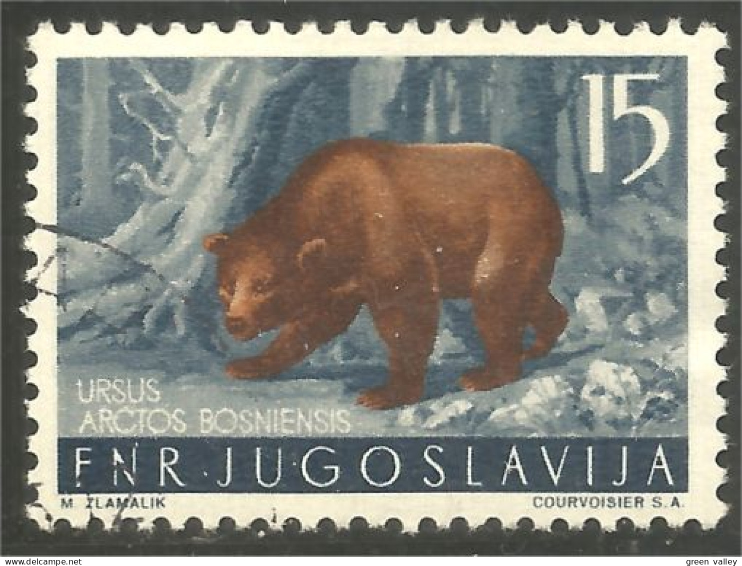 AS-143c Yougoslavie Bar Ours Bear Orso Suportar Soportar Oso - Bären