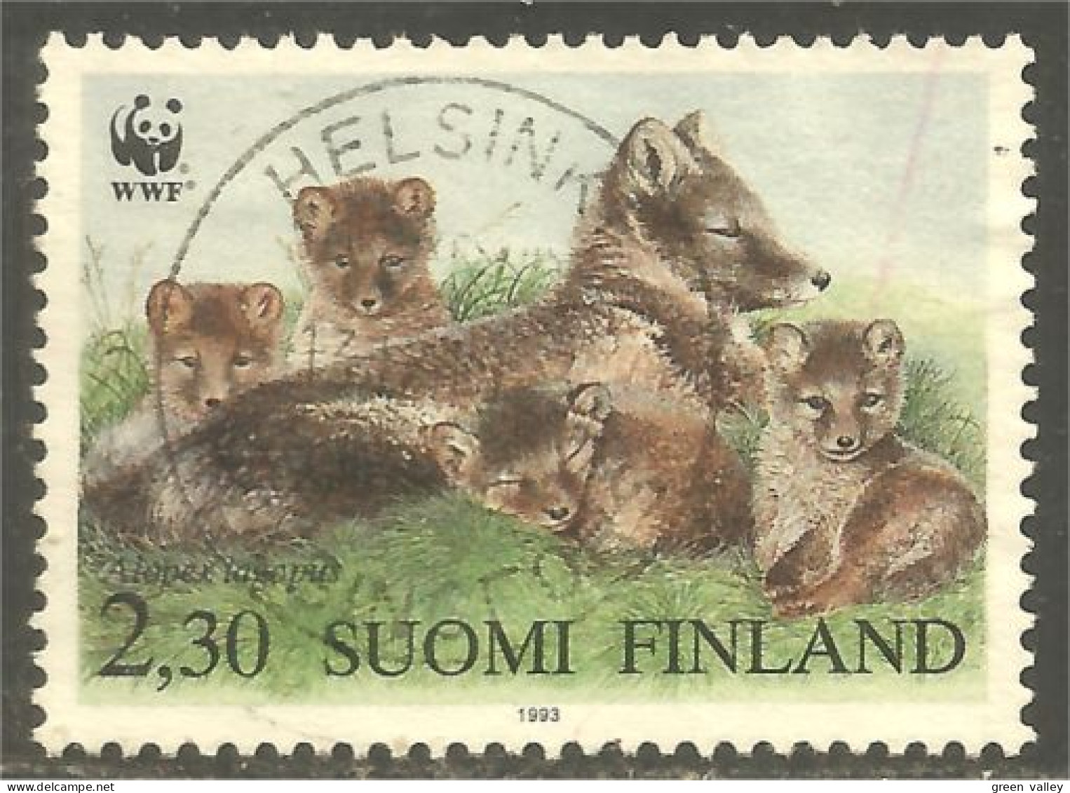 AS-112a Finland 1993 HELSINKI Renard Fox Fuchs Vos Zorro Volpe Raposa - Olifanten