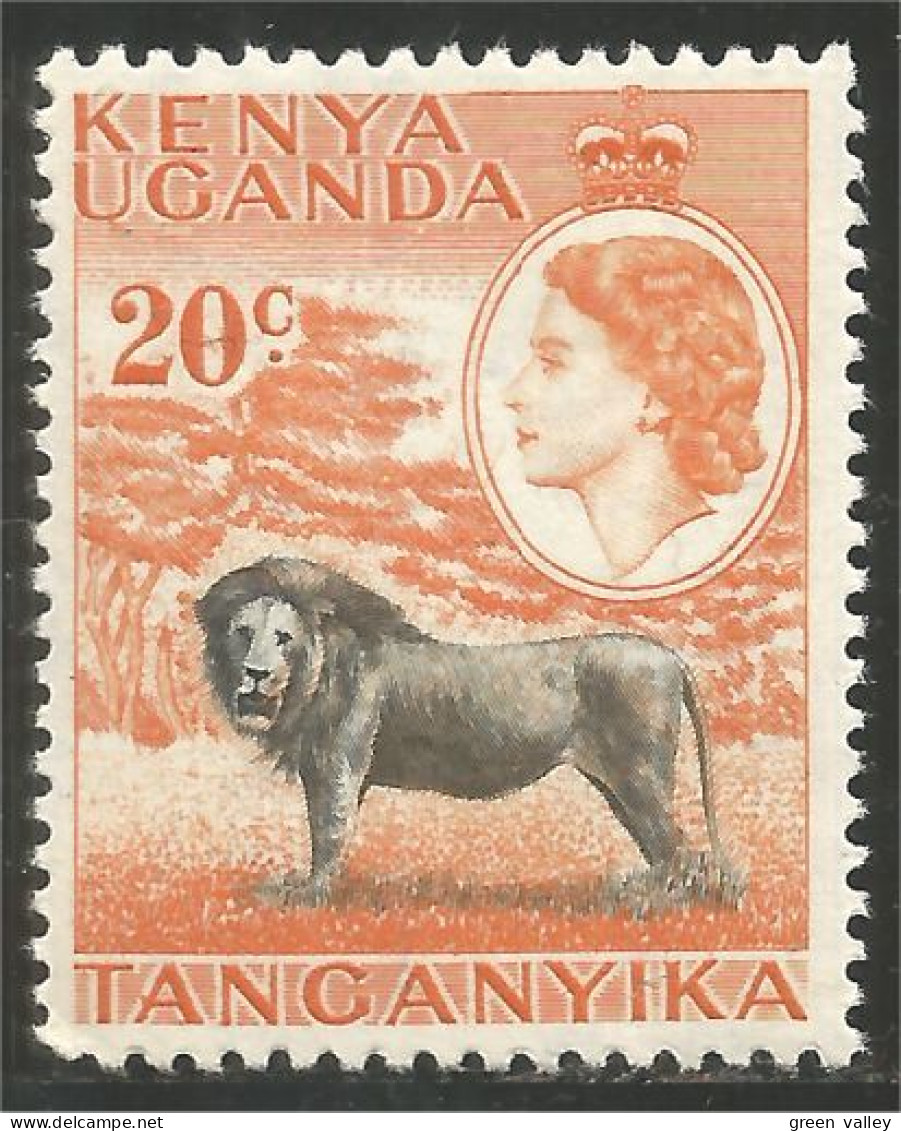 AS-93 Kenya Uganda Lion Lowe Leone Félin Feline MNH ** Neuf SC - Roofkatten