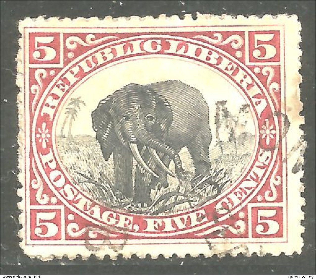 AS-75 Liberia Elephant Elefante Norsu Elefant Olifant - Elefanten