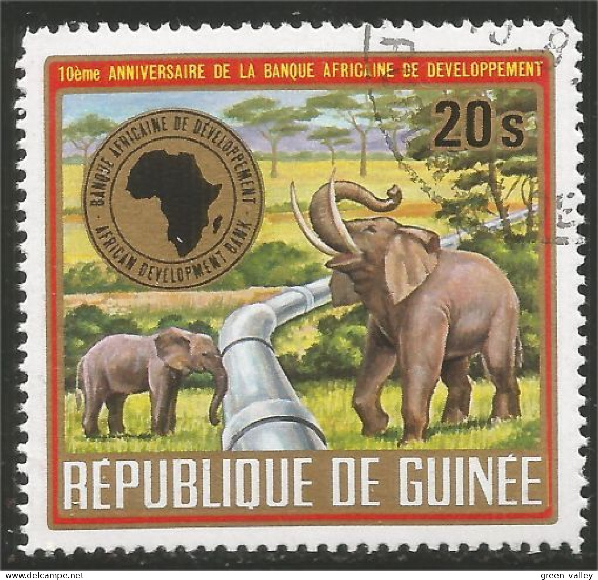 AS-67 Guinée Elephant Elefante Norsu Elefant Olifant - Elefantes