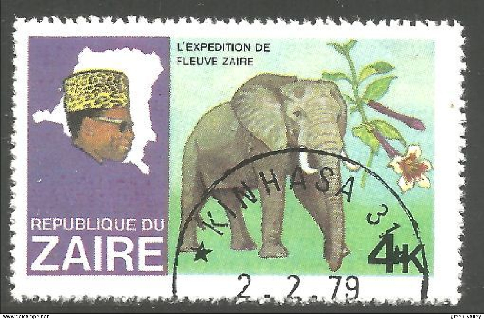 AS-52 Zaire Elephant Elefante Norsu Elefant Olifant - Olifanten