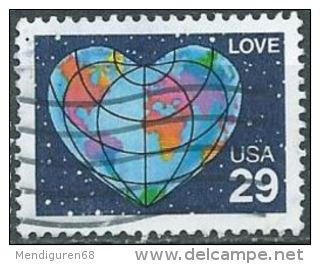 USA 1991 Love Sheet Perf 11  29¢ USED SC 2535 YV 1938 MI 2132 SG 2572 - Used Stamps