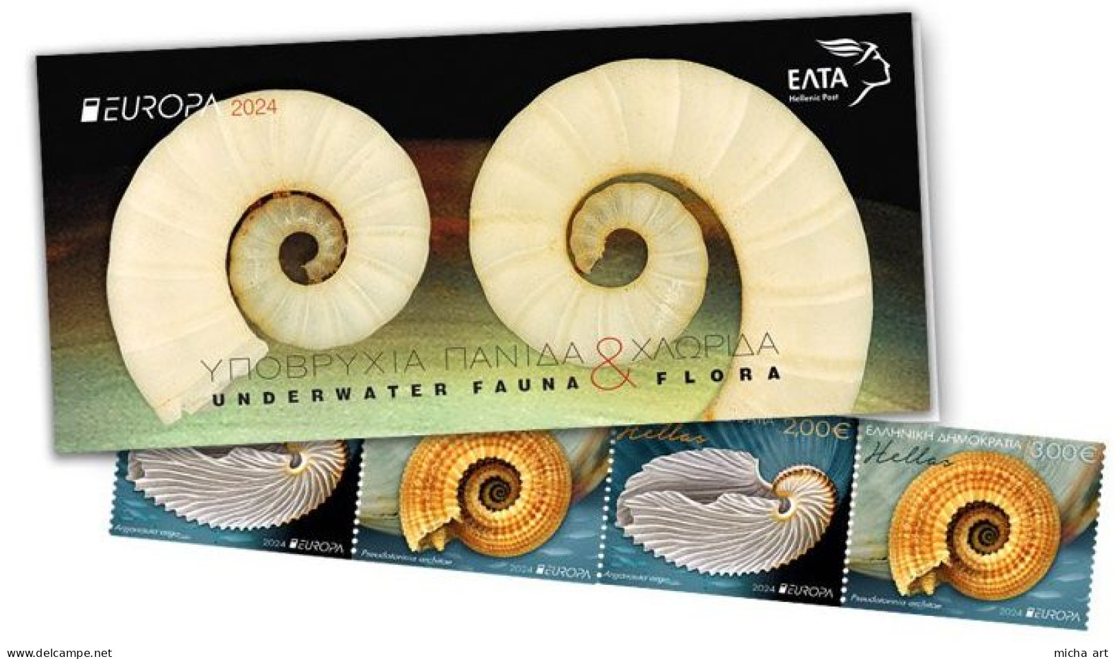 Greece 2024 Europa CEPT - Fauna And Flora Booklet - Libretti