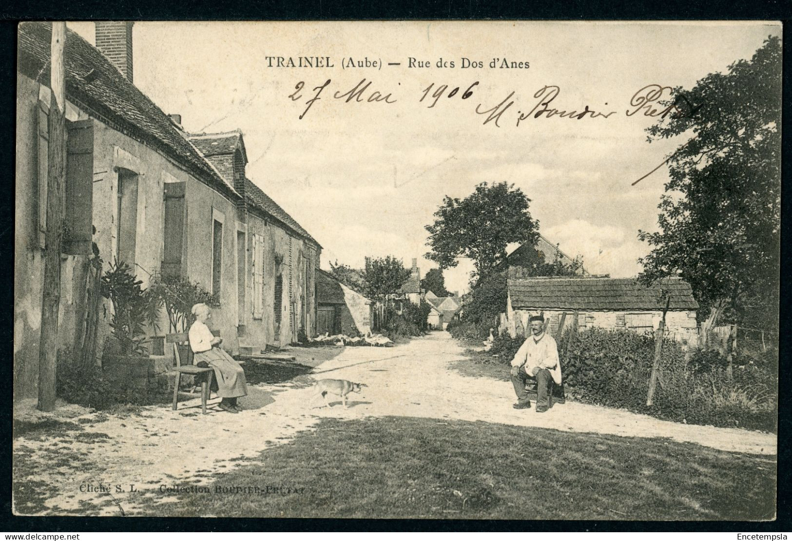 Carte Postale - France - Trainel - Rue Des Dos D'Anes (CP24743OK) - Nogent-sur-Seine