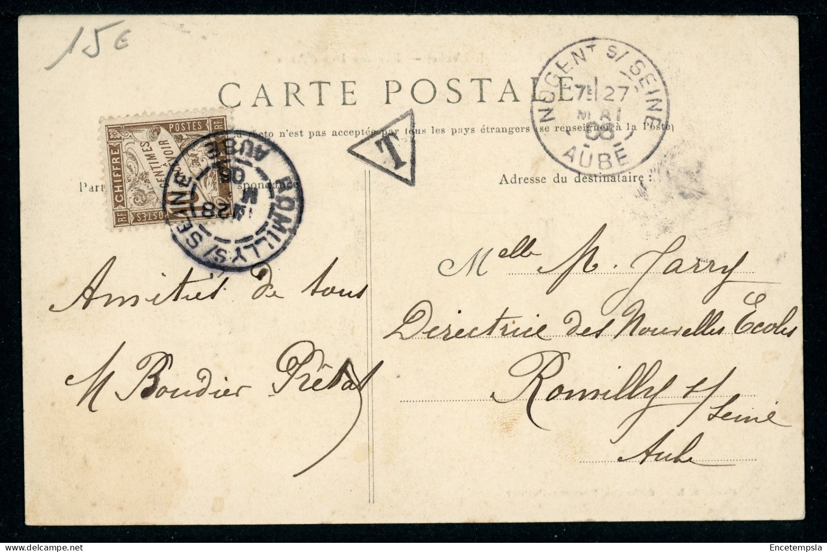 Carte Postale - France - Trainel - Rue Des Dos D'Anes (CP24743OK) - Nogent-sur-Seine