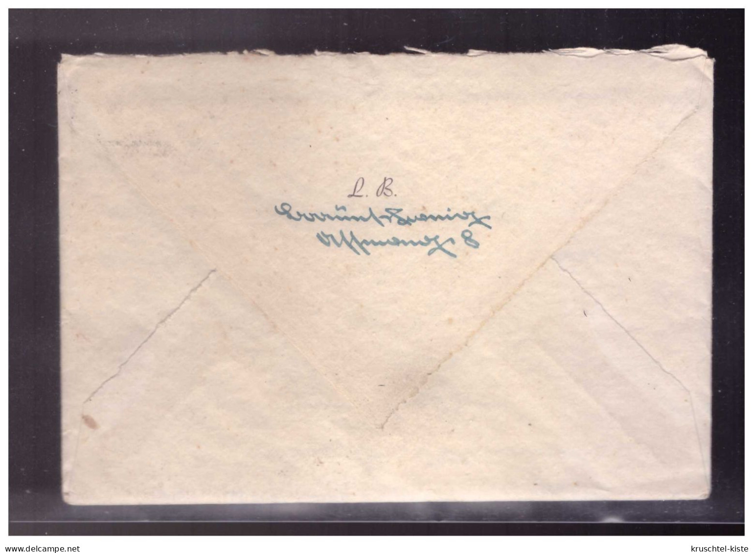DT- Reich (024183) Brief Feldpost Gelaufen Braunschweig 10.9.43 M HS Vermerk Zurück An Absender Neue Anschrift Abwarten - Feldpost 2e Guerre Mondiale