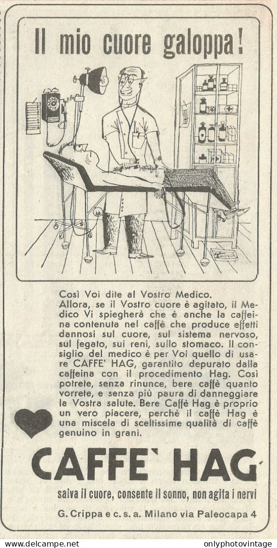 Caffè Hag - Pubblicità 1949 - Advertising - Advertising