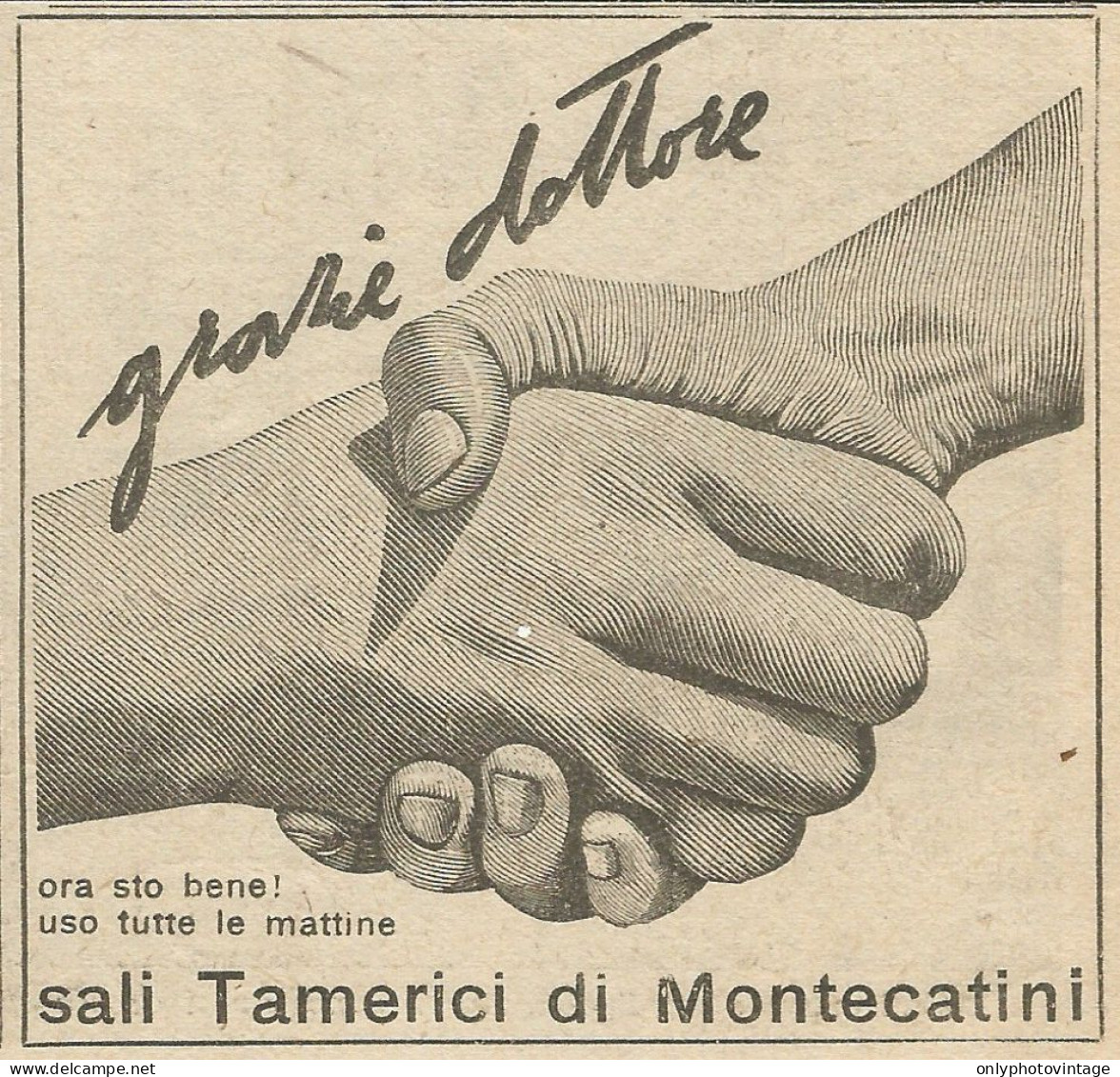 Sali Tamerici Di Montecatini - Pubblicità 1949 - Advertising - Advertising