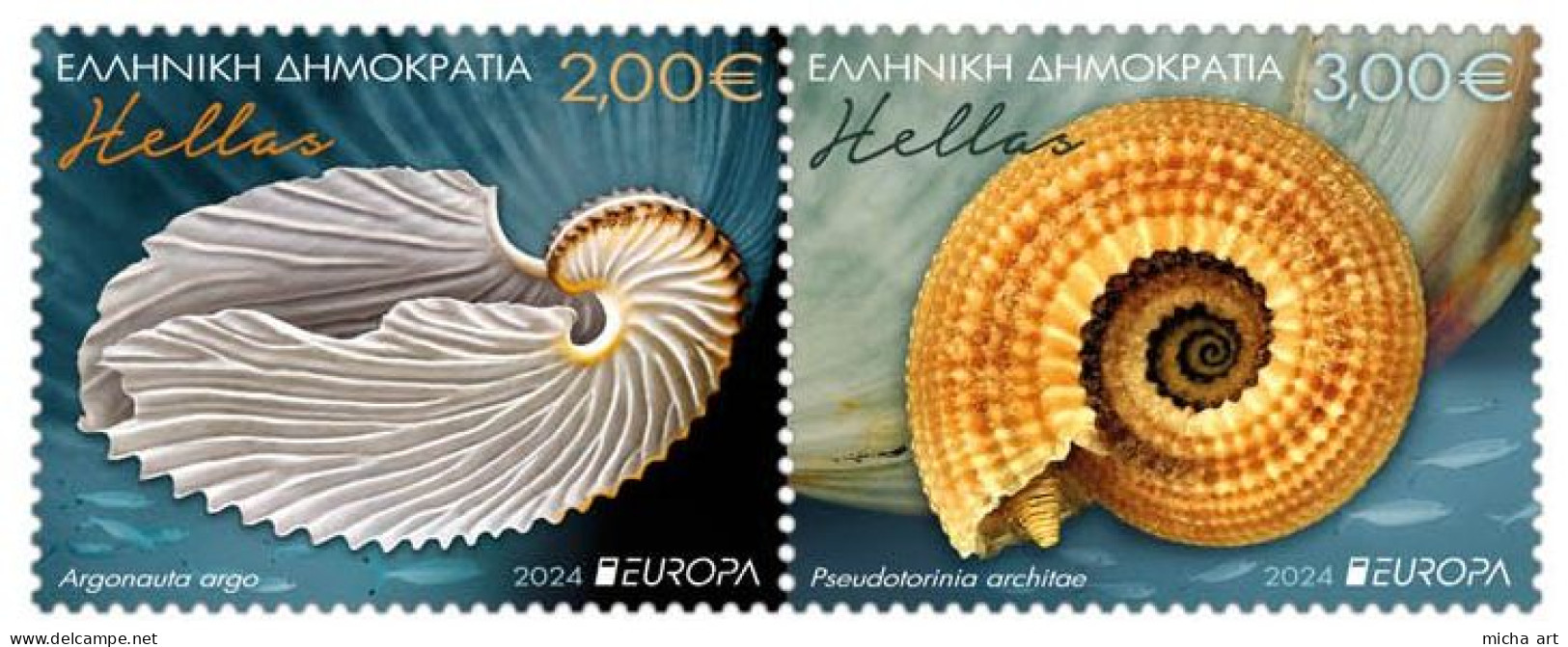 Greece 2024 Europa CEPT - Fauna And Flora Set MNH - Ungebraucht