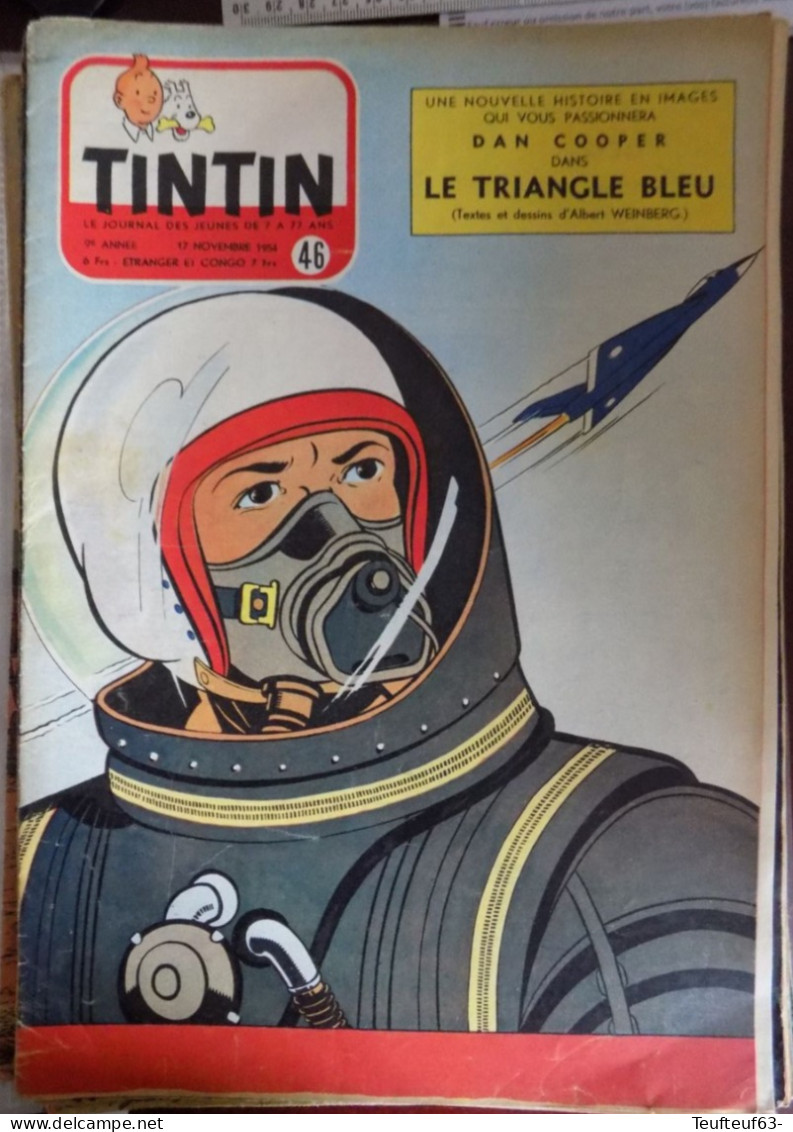 Tintin N° 46:1954 Weinberg - Kuifje