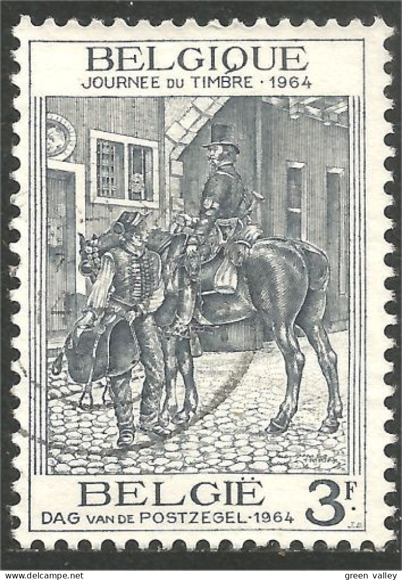 CH-13 Belgique Stamp Day 1964 Cheval Horse Pferd Caballo Cavallo Paard - Pferde