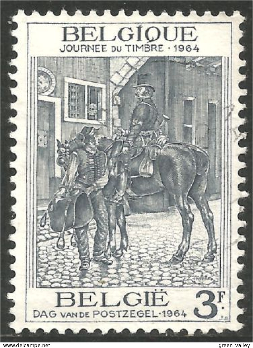 CH-15 Belgique Journée Timbre 1964 Cheval Horse Pferd Caballo Cavallo Paard - Horses