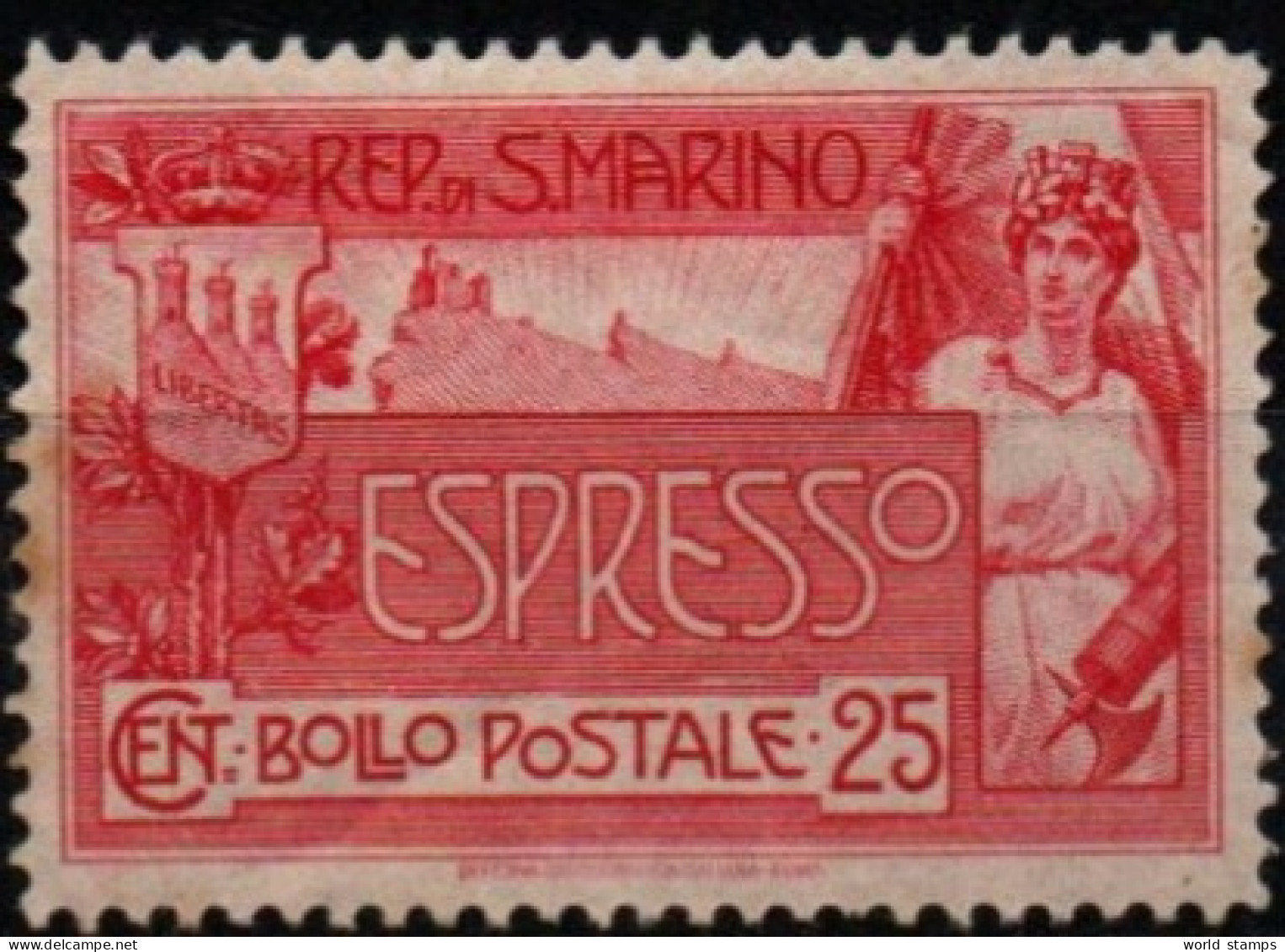 SAINT-MARIN 1907 * - Express Letter Stamps