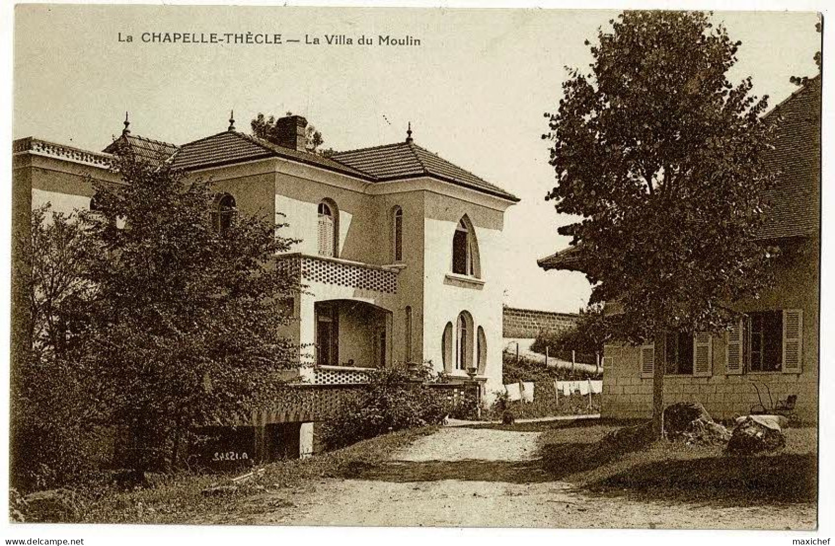 La Chapelle Thècle - La Villa Du Moulin - Circulé Sans Date, Sous Enveloppe - Sonstige & Ohne Zuordnung