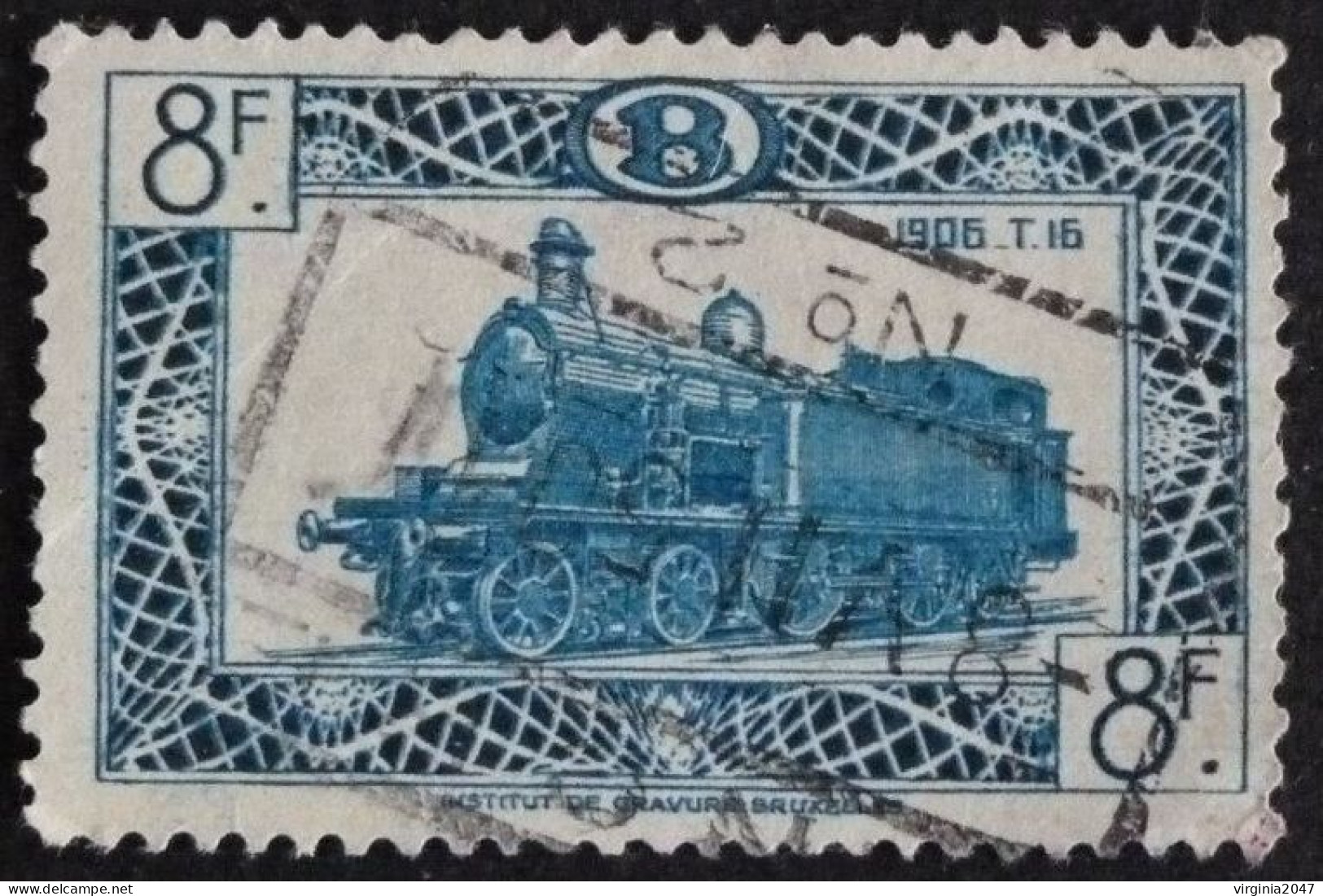 1949 Belgica Transportes Trenes 1v. - Treinen