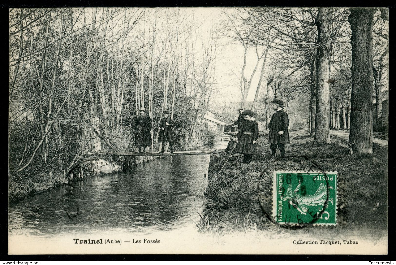 Carte Postale - France - Trainel - Les Fossés (CP24744OK) - Nogent-sur-Seine