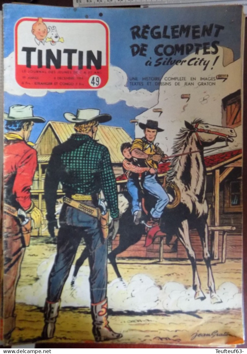 Tintin N° 49-1954 - Western Par Graton - Tintin