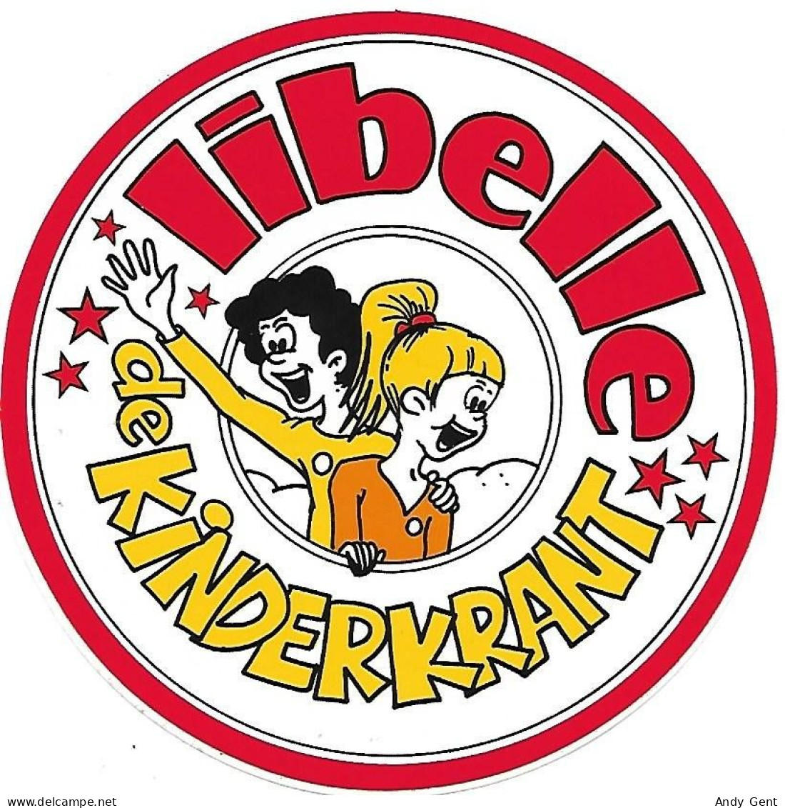 #15 Sticker / Libelle / Kinderkrant - Pegatinas