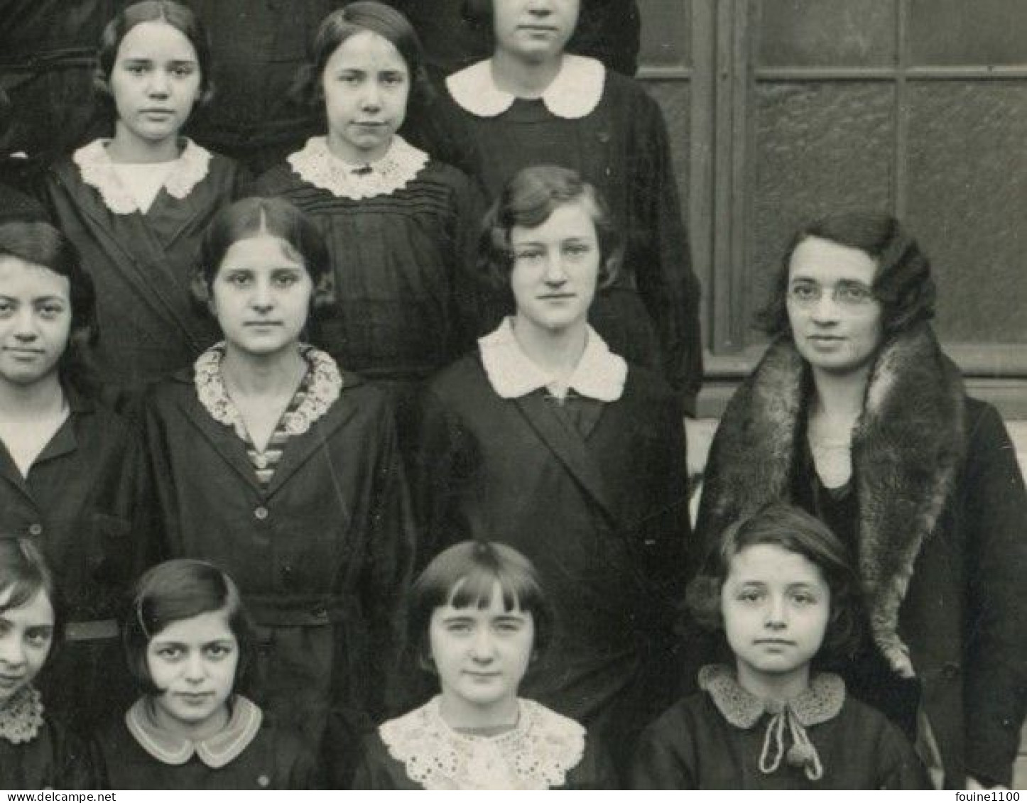 PHOTO ORIGINALE école De Fille ( Lycée Ou Collège ) à Identifier ( Photographe E. BERAUD 9 Rue Ebelmen PARIS XII 12e ) - Places