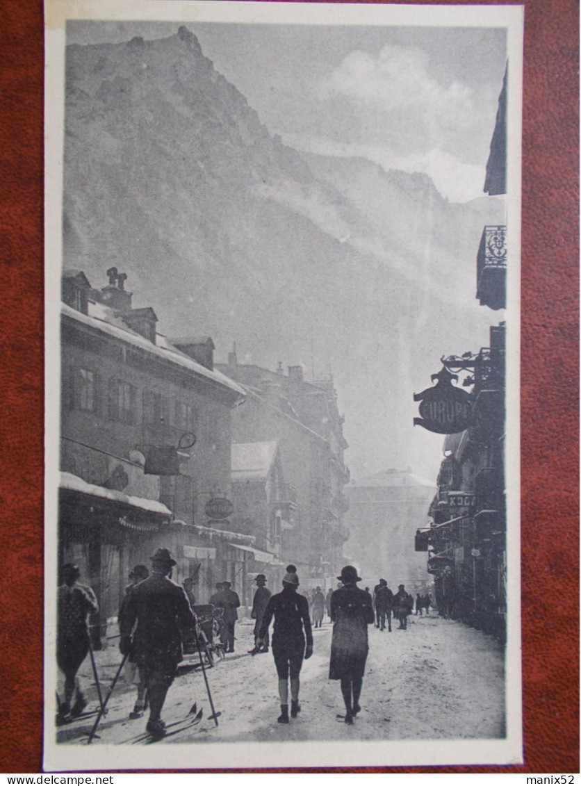 74 - CHAMONIX - MONT-BLANC - Chamonix Palace En Hiver. (rare) - Chamonix-Mont-Blanc