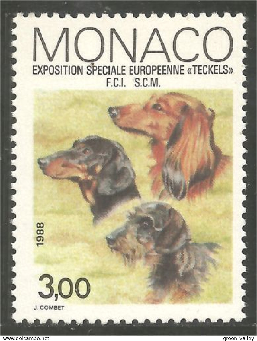 DG-50 Monaco Teckels Chien Dog Hund Cane Hond Perro MNH ** Neuf SC - Hunde
