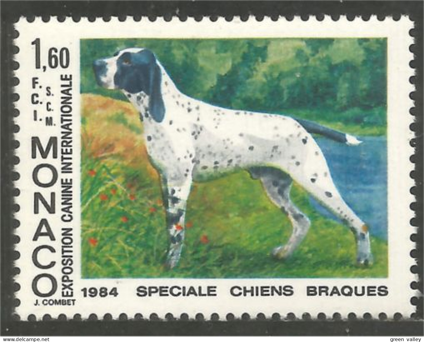 DG-44 Monaco Braque Chien Dog Hund Cane Hond Perro MNH ** Neuf SC - Dogs