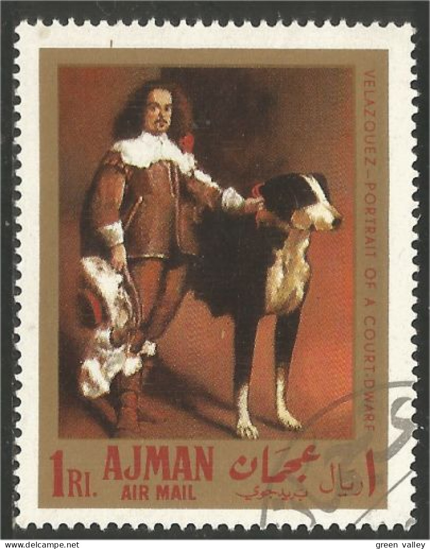 DG-14 Ajman Tableau Chien Dog Hund Cane Hond Perro Painting - Dogs