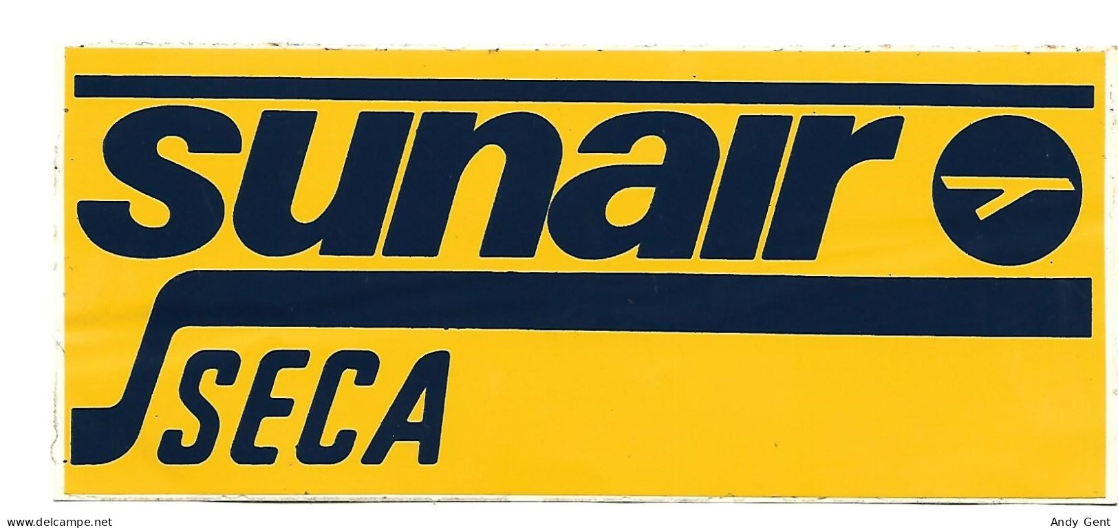 #17 Sticker / Sunair SECA - Autocollants